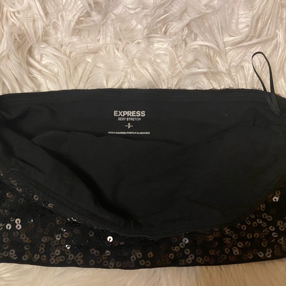 Express | Sequin Bralette / Strapless Top - Picture 4 of 4